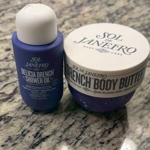 Sol de Janeiro Purple Delicia Drench Shower Oil & Body Butter